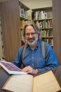 As librarian-archivist for Great Smoky Mountains National Park, Michael Aday is responsible for caring for the 1.4 million records in the park’s archives. Photo provided by Valerie Polk, Smokies Life. 