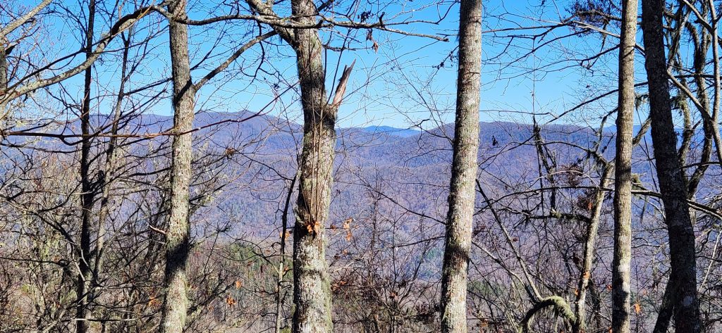 winter hiking in the Smokies