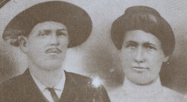 George Powell Jr. and wife Martha Greg Powell of Chestnut Flats in Cades Cove, Tennessee. Provided by France Rogers via Find a Grave.