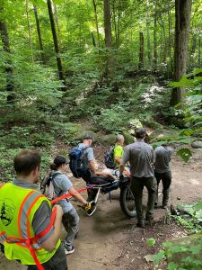 In addition to their skill in stopping future rescues before they start, Preventative Search and Rescue Team members are also highly trained first responders. Photo provided by NPS.